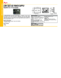Thumbnail of document Data Sheet - BPS-005 Low Cost DC Power Supply